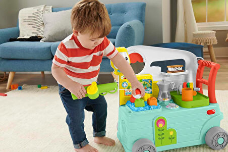 Fisher-Price Eğlen&Öğren 3’Ü 1 Arada Karavan (Türkçe Ve İngilizce), 9-36 Aylık, Hck81