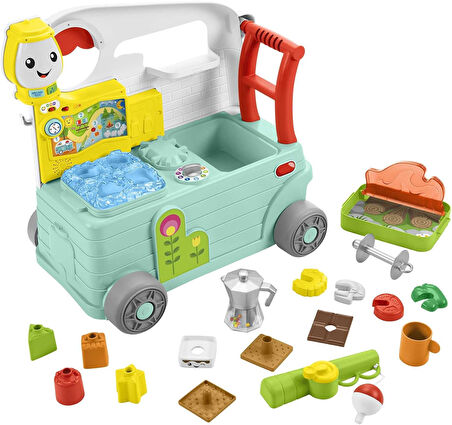 Fisher-Price Eğlen&Öğren 3’Ü 1 Arada Karavan (Türkçe Ve İngilizce), 9-36 Aylık, Hck81