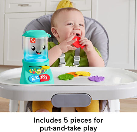Fisher-Price Laugh & Learn Bebek Ve Küçük Çocuk Oyuncakları Sayma Ve Renkler Smoothie Maker 9+ Aylar