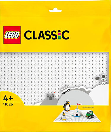 Lego Classic Beyaz Zemin 11026-4 Yaş Ve Üzeri Lego Severler Için Lego Zemini (1 Parça)