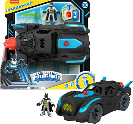 Imaginext® Dc Super Friends™ Işıklı Ve Sesli Batmobil™