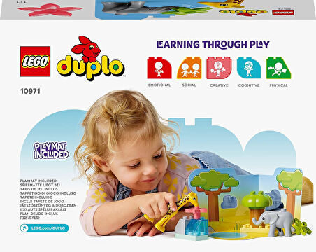 Lego Duplo Vahşi Afrika Hayvanları 10971 - 2 Yaş Ve Üzeri Çocuklar Için Safari Hayvanları Oyuncak Ya