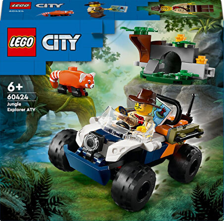 Lego City Orman Kaşifinin Atv’Li Kırmızı Panda Görevi 60424-6 Yaş Ve Üzeri Çocuklar Için Yaratıcı Oy