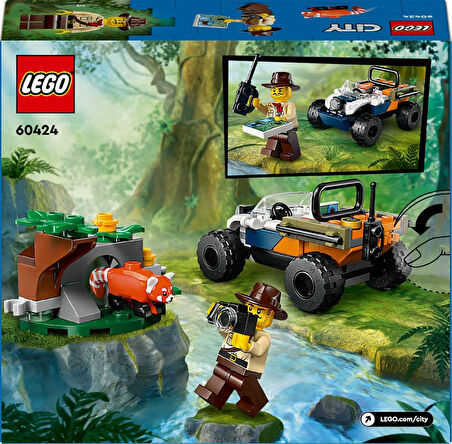 Lego City Orman Kaşifinin Atv’Li Kırmızı Panda Görevi 60424-6 Yaş Ve Üzeri Çocuklar Için Yaratıcı Oy