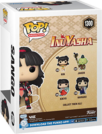 Funko Pop! Animasyon Inuyasha Sango Özel Vinil Figür Uyumlu Pop Koruyucu Ile Birlikte Verilmiştir