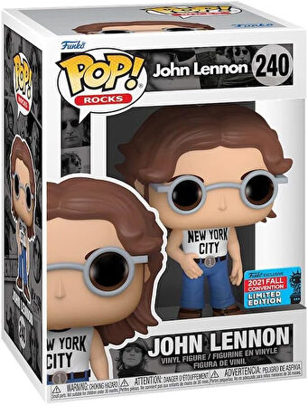 Funko John Lennon Nycc 2021 Fall Convention - Bundled With Pop Box Protector
