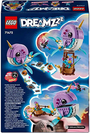 Lego Dreamzzz Izzie'Nin Deniz Gergedanı Sıcak Hava Balonu 71472-7 Yaş Ve Üzeri Için Deniz Hayvanı İç