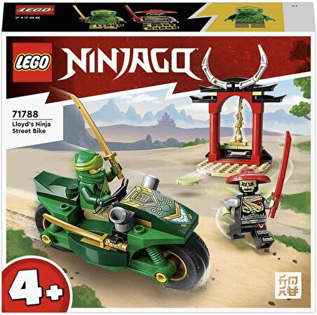 Lego® Ninjago® Lloyd’Un Ninja Sokak Motosikleti 71788-4 Yaş Ve Üzeri Çocuklar Için Motosiklet İçeren