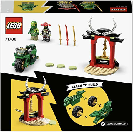 Lego® Ninjago® Lloyd’Un Ninja Sokak Motosikleti 71788-4 Yaş Ve Üzeri Çocuklar Için Motosiklet İçeren