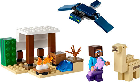 Lego Minecraft Steve'In Çöl Keşfi 21251-6 Yaş Ve Üzeri Macera Oyunları Seven Çocuklar Için 3 Adet Le