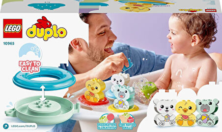 Lego® Duplo® İlk Banyo Zamanı Eğlencesi: Yüzen Hayvan Treni 10965-18 Ay Ve Üzeri Okul Öncesi Yaştaki