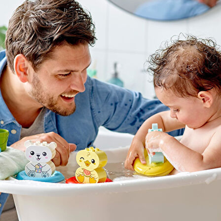 Lego® Duplo® İlk Banyo Zamanı Eğlencesi: Yüzen Hayvan Treni 10965-18 Ay Ve Üzeri Okul Öncesi Yaştaki