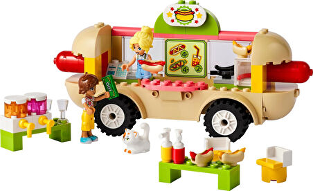 Lego Friends Sosisli Sandviç Arabası 42633-4 Yaş Ve Üzeri Çocuklar Için Mini Bebek İçeren Yaratıcı O