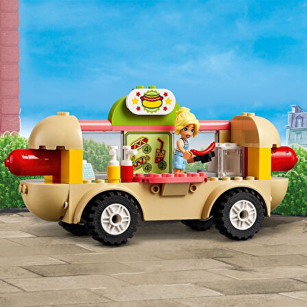 Lego Friends Sosisli Sandviç Arabası 42633-4 Yaş Ve Üzeri Çocuklar Için Mini Bebek İçeren Yaratıcı O