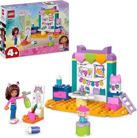 Lego 4+ Gabby’S Dollhouse Karton Yavru Kedi Ile El Sanatları 10795-4 Yaş Ve Üzeri Çocuklar Için Gabb