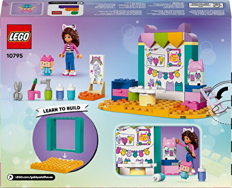 Lego 4+ Gabby’S Dollhouse Karton Yavru Kedi Ile El Sanatları 10795-4 Yaş Ve Üzeri Çocuklar Için Gabb