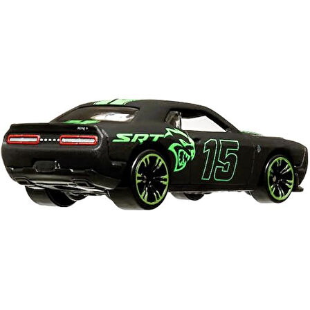 Hot Wheels Neon Yarışçılar Hlh72-15 Dodge Challenger Srt Hellcat Hrw80