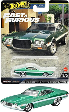 Hot Wheels Fast-Furious Premium Araba 72 Ford Gran Torino Sport Hnw46-Hyp72