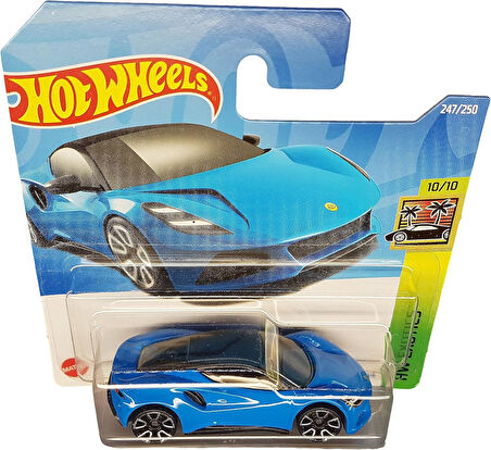 Hot Wheels - Lotus Emira - Hw Exotics 10/10 - Hct00 - Short Card - Spor Araba - Mavi - Mattel 2022