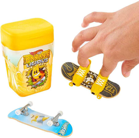 Hot Wheels Skate 2'Li Parmak Kaykay Ve Kutu Seti Htp10 - Banana Licious