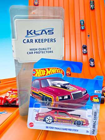 Hot Wheels - ´86 Ford Thunderbird Pro Stock - Hw Drag Strip 4/10 - Hkk03 - Short Card - Stockcar Rac