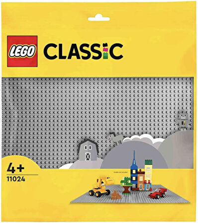 Lego Classic Gri Plaka 11024-4 Yaş Ve Üzeri Lego Severler Için Lego Zemini (1 Parça)