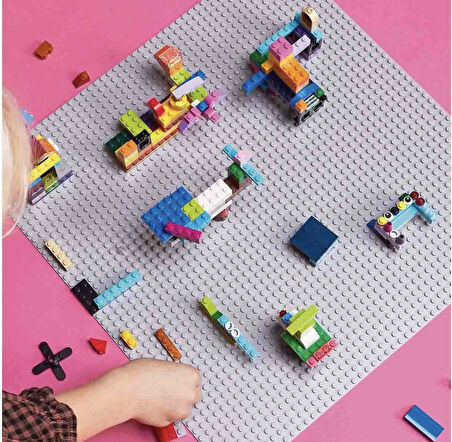 Lego Classic Gri Plaka 11024-4 Yaş Ve Üzeri Lego Severler Için Lego Zemini (1 Parça)