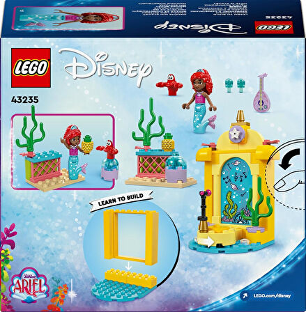 Lego Disney Princess Ariel’In Müzik Sahnesi 43235 – 4 Yaş Ve Üzeri Prenses Seven Çocuklar Için Yarat