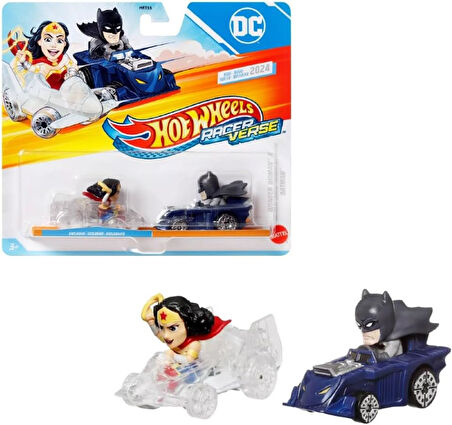 Hot Wheels Racerverse 2'Li Arabalar Hrt55-Hrt23 Dc Wonder Woman & Batman