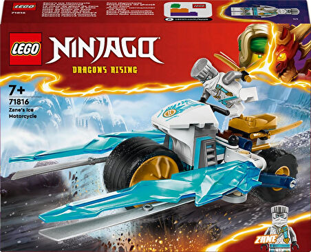 Lego Ninjago Zane’In Buz Motosikleti 71816 – 7 Yaş Ve Üzeri İçin Zane Minifigürü İçeren Yaratıcı Oyu