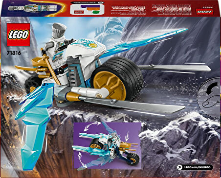 Lego Ninjago Zane’In Buz Motosikleti 71816 – 7 Yaş Ve Üzeri İçin Zane Minifigürü İçeren Yaratıcı Oyu