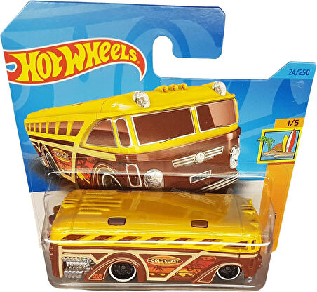 Hot Wheels - Surfin´School Bus - Surf´S Up 1/5 - Hkj32 - Short Card - Gold Coast Australia - Mattel 