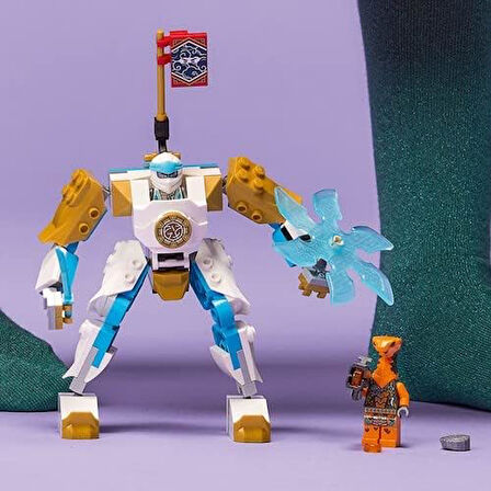 Lego® Ninjago® Zane’In Güçlendirici Robotu Evo 71761-6 Yaş Ve Üzeri Için Ninja Oyuncağı İçeren Oyunc