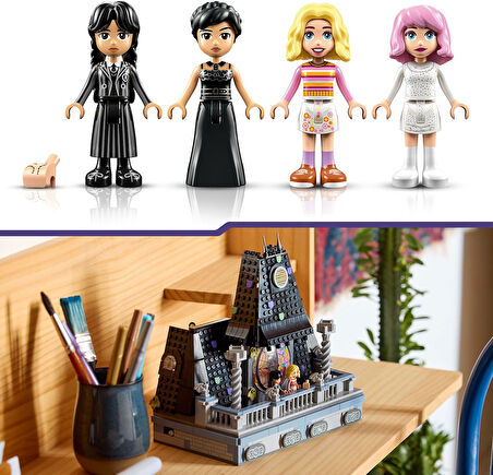 Lego Wednesday: Wednesday Ve Enid’In Yurt Odası 76781 – 10 Yaş Ve Üzeri Çocuklar İçin 4 Mini Bebek F