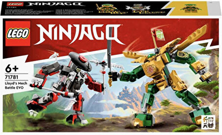 Lego® Ninjago® Lloyd’Un Robot Savaşı Evo 71781-6 Yaş Ve Üzeri Çocuklar Için Altın Lloyd Ve Kemik Sav