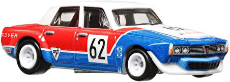 Hot Wheels Premium Hkf45 Team Transport '70 Rover P6 Group 2 / Hw Rally Hauler (#55)