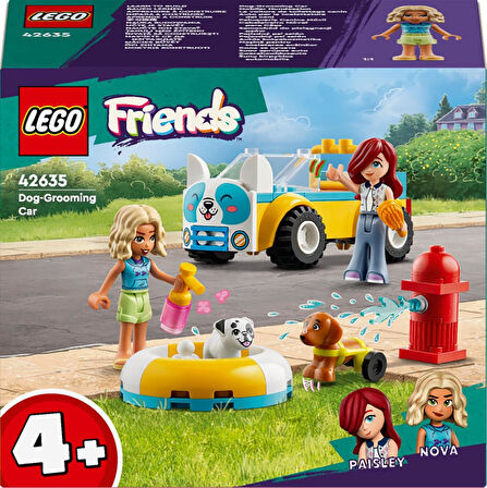 Lego Friends Köpek Kuaförü Arabası 42635-4 Yaş Ve Üzeri Çocuklar Için Köpek Figürü İçeren Yaratıcı O
