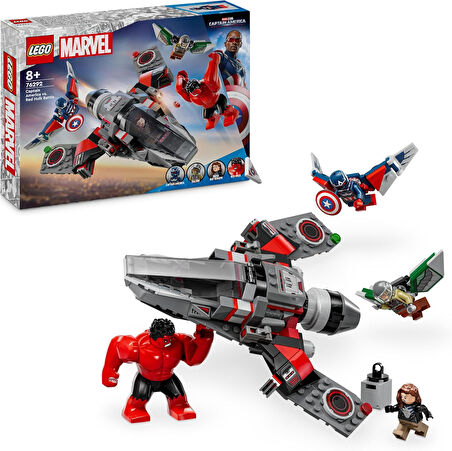 Lego Marvel Kaptan Amerika Ile Red Hulk Savaşı 76292 7 Yaş Ve Üzeri Süper Kahraman Seven Çocuklar Iç