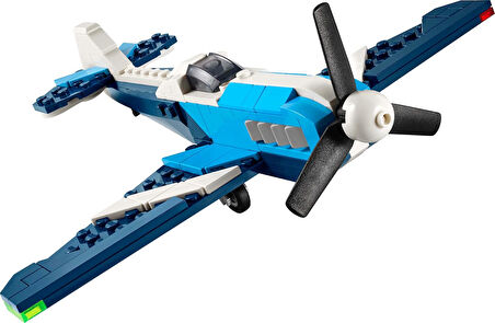Lego Creator 3’Ü 1 Arada Uçak: Yarış Uçağı 31160-7 Yaş Ve Üzeri Çocuklar Için Jet Veya Helikoptere D