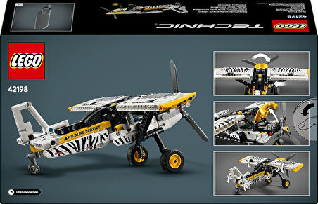 Lego Technic Arazi Uçağı 42198 – 8 Yaş Üstü Erkek Ve Kız Çocuklar Için Dönen Pervane Ve Pistonlu Mot