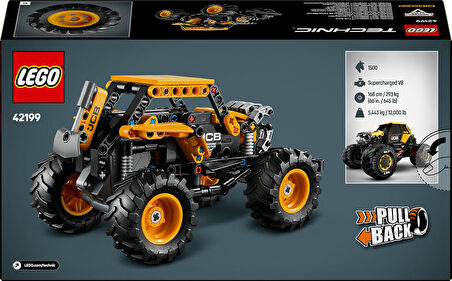 Lego Technic Monster Jam Digatron Çek–Bırak Oyuncak Kamyon – Yaratıcı Oyunları Seven 7 Yaş Ve Üzeri 