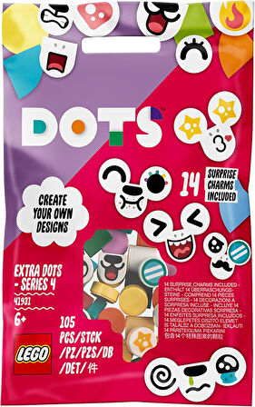 Lego Dots Ekstra Dots - Seri 4 41931 - Çocuklar Için Yaratıcı Kendin Yap Oyuncak Dekorasyon Yapım Se