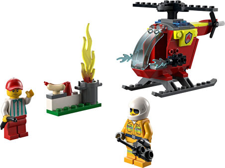 Lego® Technic İtfaiye Helikopteri 60318 Yapım Seti (53 Parça)