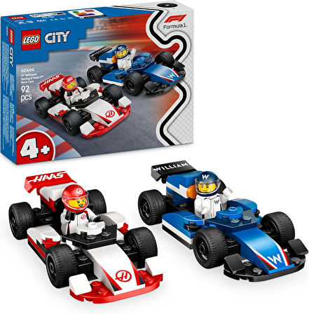 Lego City F1 Williams Racing Ve Haas F1 Yarış Arabaları 60464-4 Yaş Ve Üzeri Çocuklar Için 2 F1 Pilo