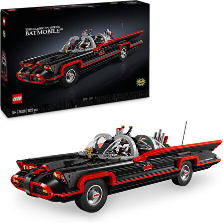 Lego Dc Batman: Klasik Tv Dizisi Batmobile 76328 - Yetişkin Süper Kahraman Hayranları Için Koleksiyo