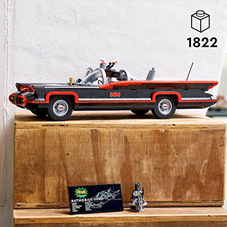 Lego Dc Batman: Klasik Tv Dizisi Batmobile 76328 - Yetişkin Süper Kahraman Hayranları Için Koleksiyo