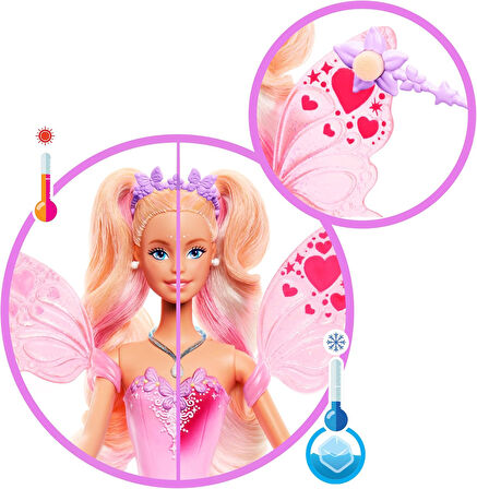 Barbie Renk Değiştiren Peri Kızı Bebeği Jcp76