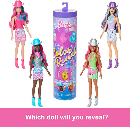 Barbie Color Reveal Renk Değiştiren Disco Star Serisi Sürpriz Paket Jcp01