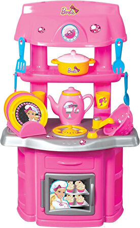Barbie Şef Mutfak Set Renkli 3+