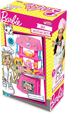 Barbie Şef Mutfak Set Renkli 3+